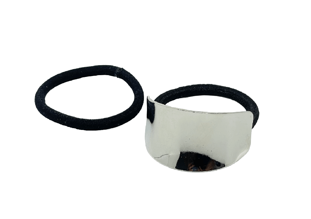 Set de 2 colas con diseño de metal