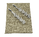 Set de ganchos de metal y brillantito