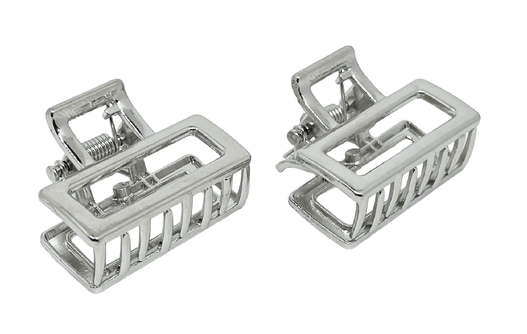 Set de ganchos clip de metal cuadrados