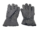 Guantes negros de cuero