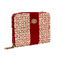 Billetera con diseño de flores