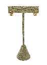 Argollas doradas de rodio