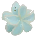Gancho plástico flor
