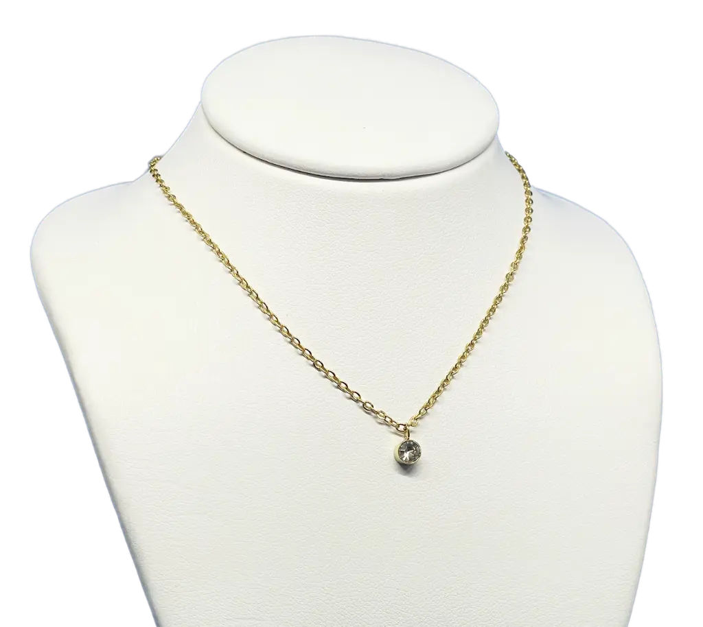 Cadena dorado de acero inoxidable