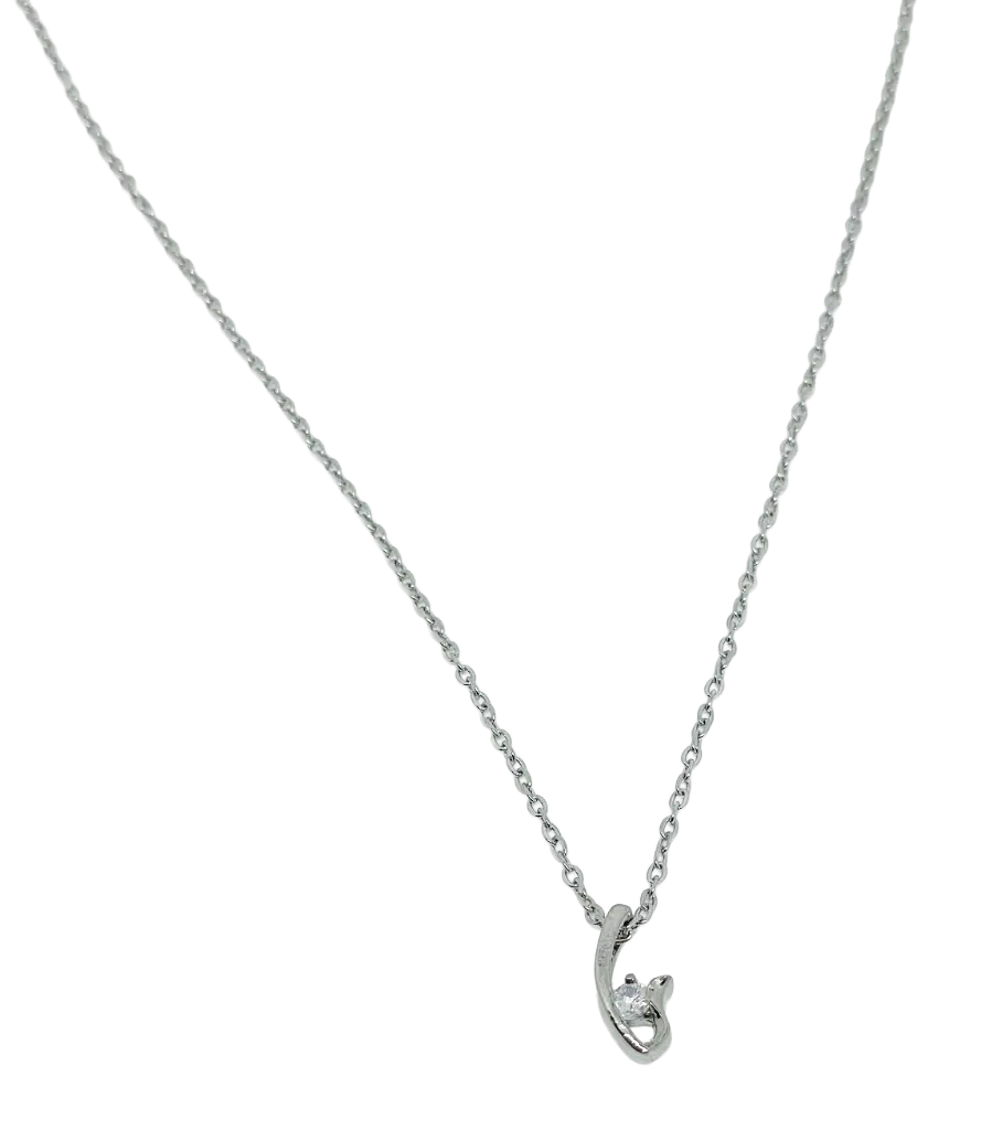 Cadena plateada de acero inoxidable