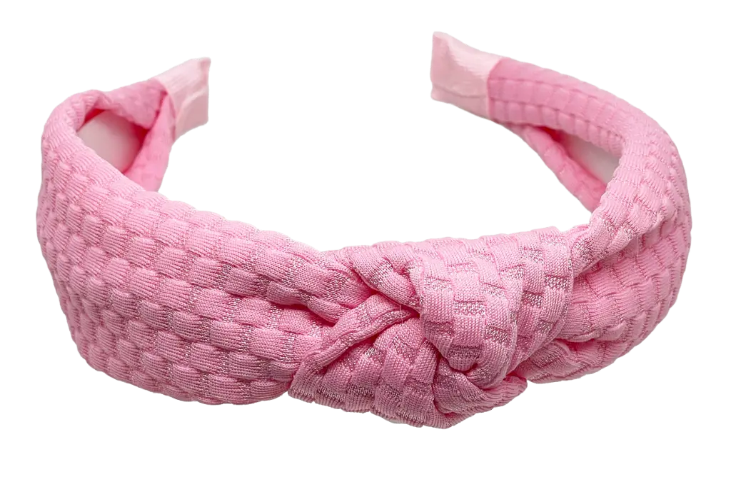 Diadema de tela con nudo