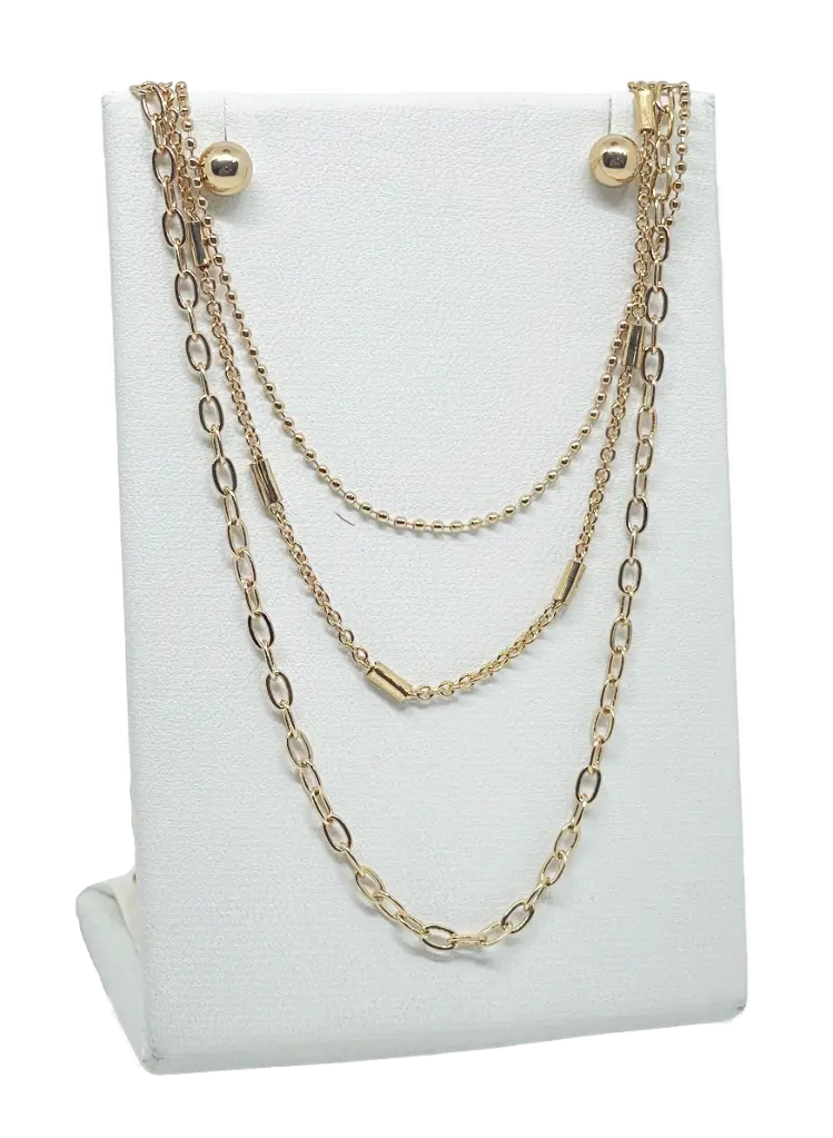 Set de collar y aretes 