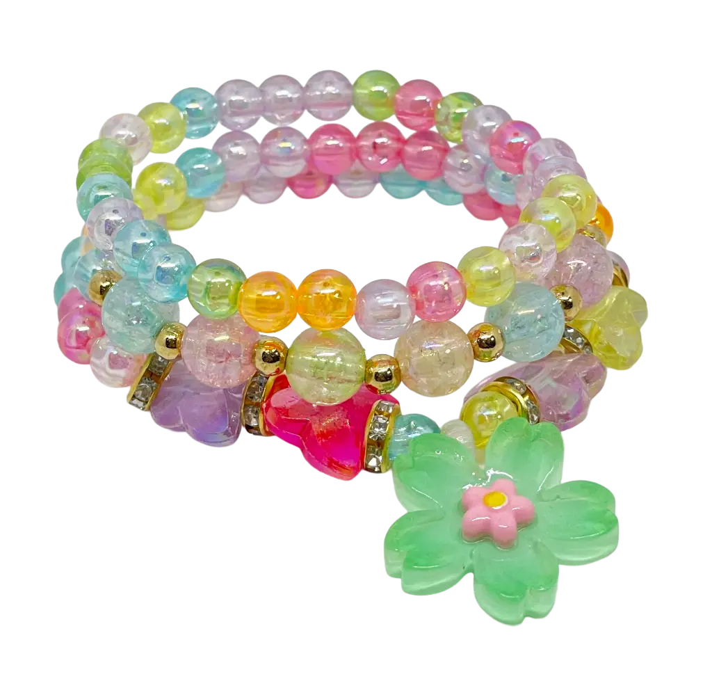 Set de pulsera de niña elástica 