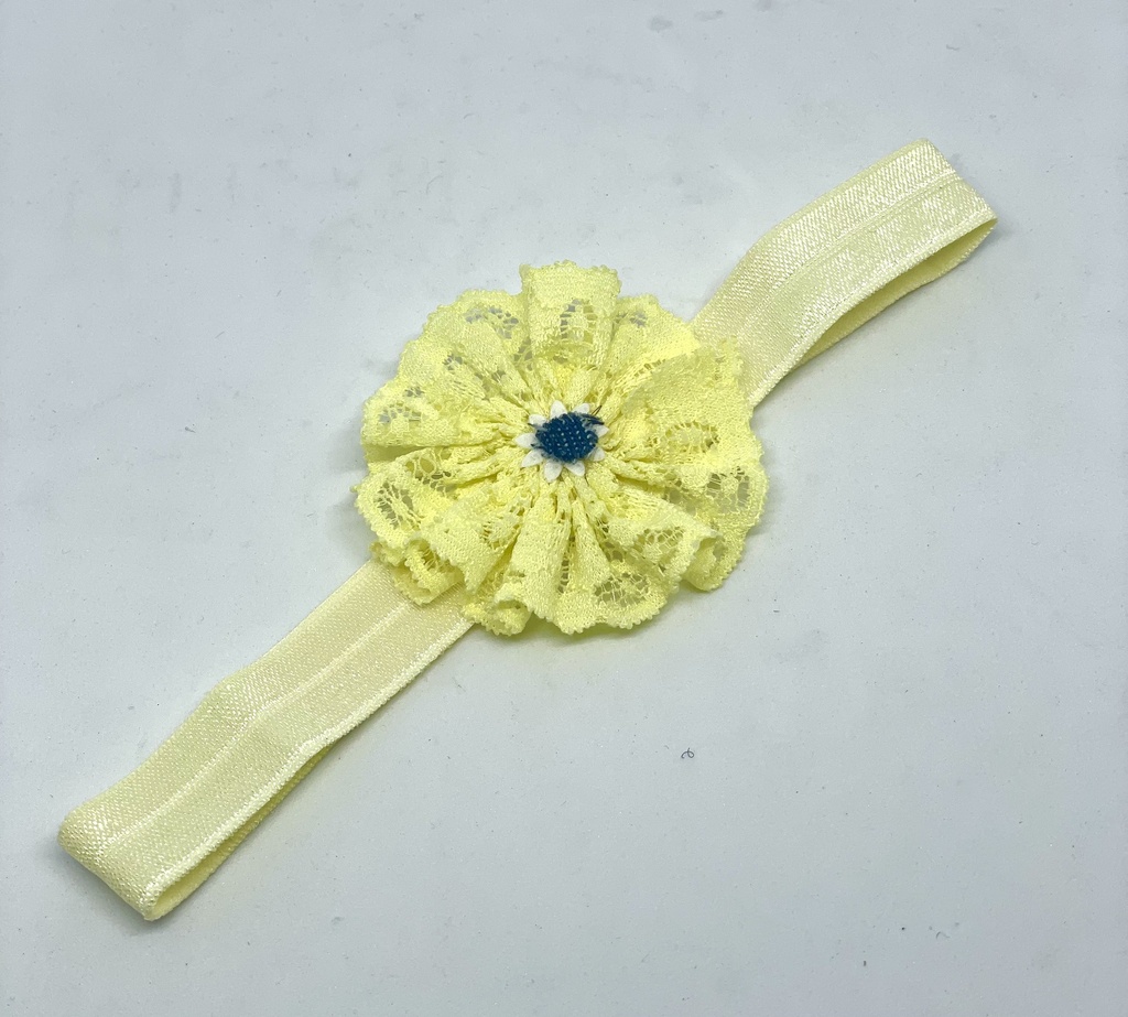 Banda de niña amarillo