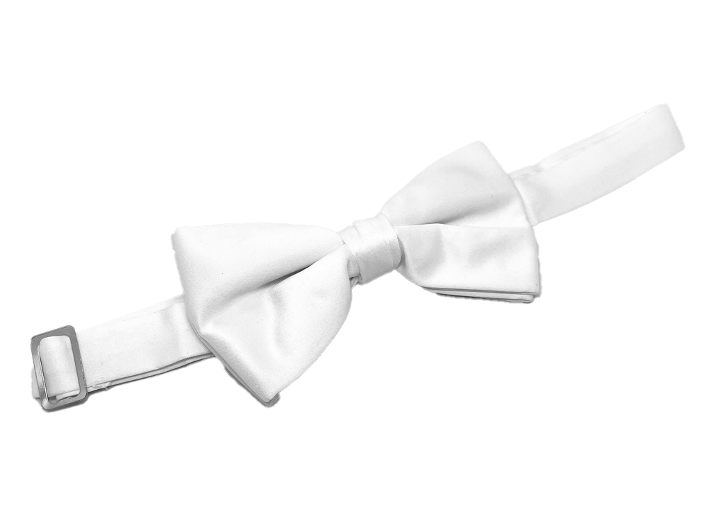 Corbatín blanco