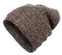 Gorro de lana café