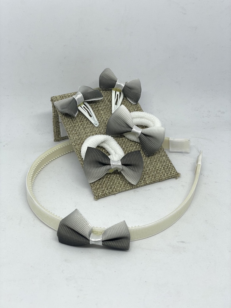 Set para el cabello - blanco