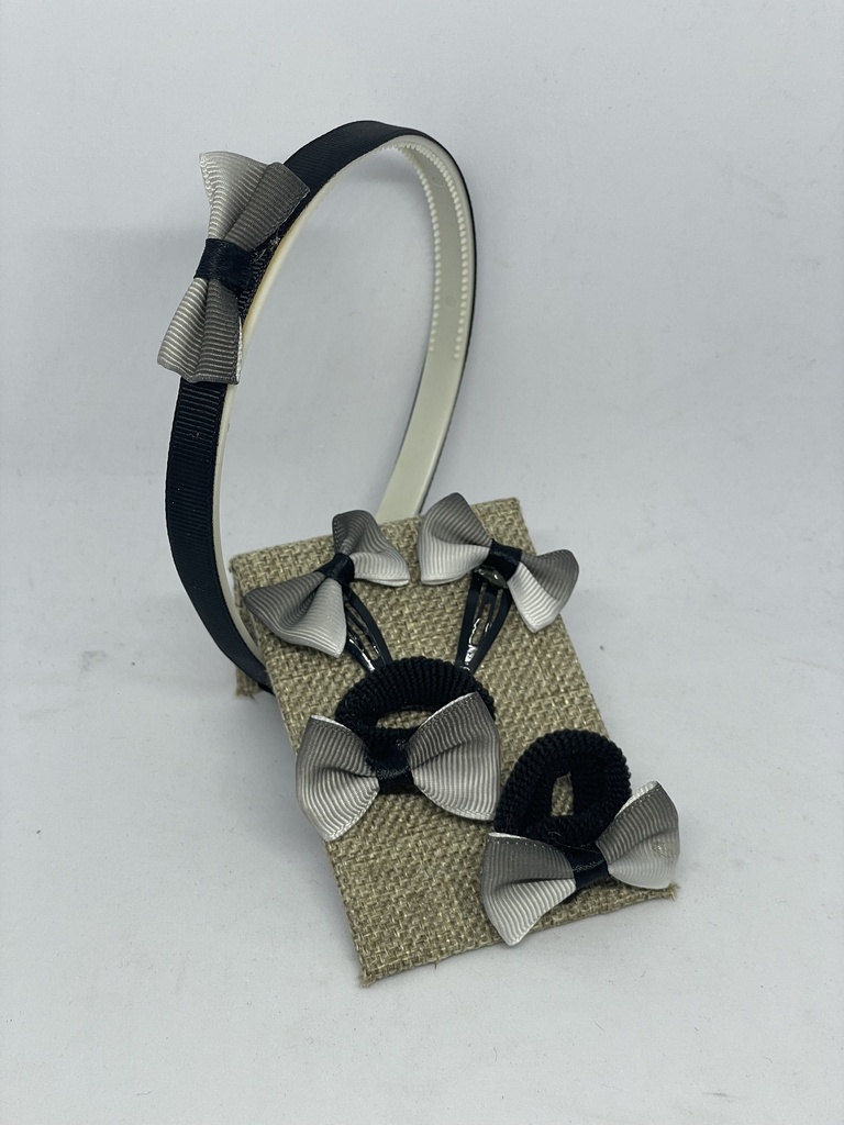 Set para el cabello - negro