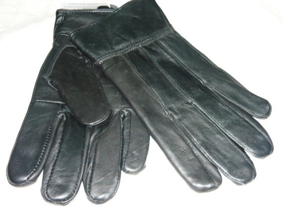 Guante de cuero negro