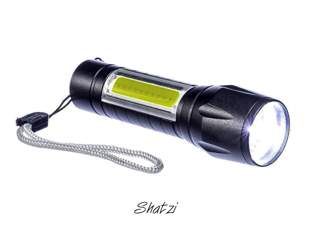 Linterna 500 Lúmenes Negro