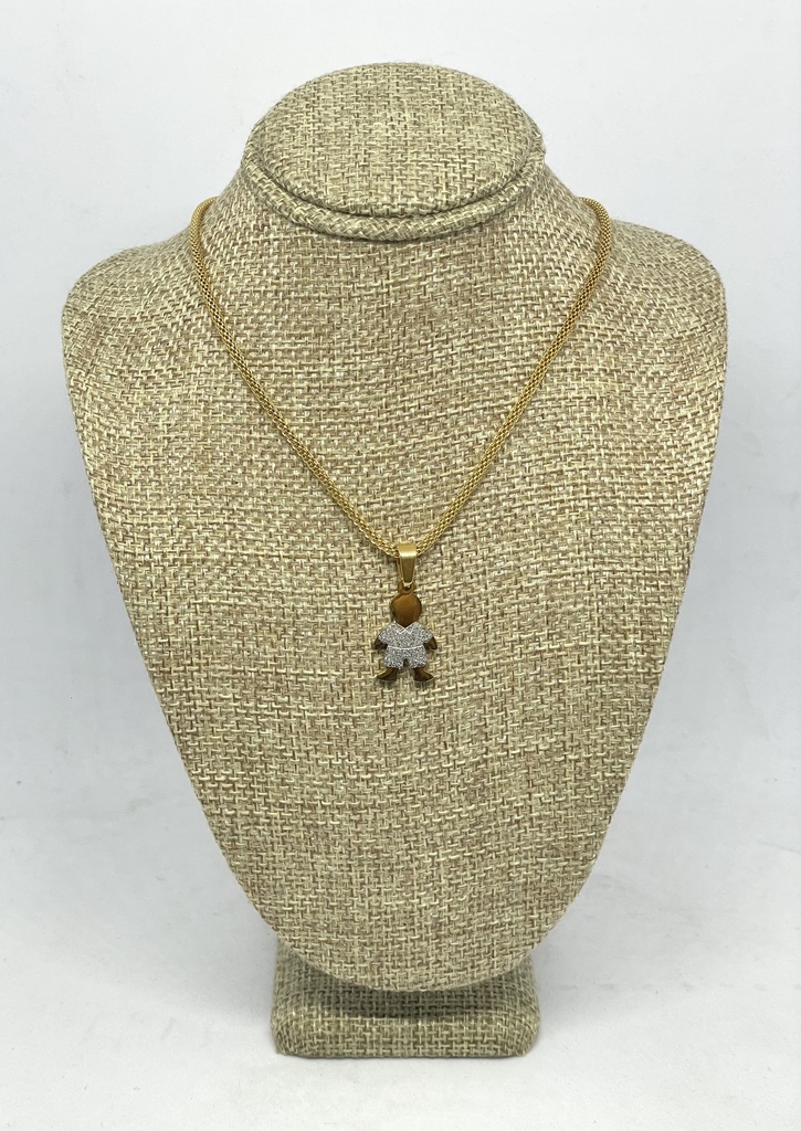 Cadena de acero inoxidable en dorado y plateado