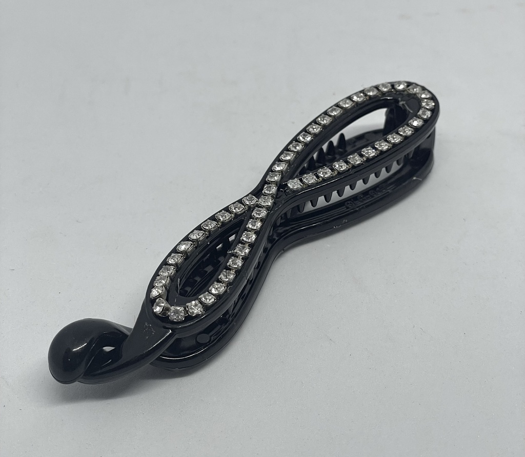Banana de plástico negro