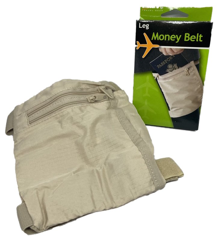 Estuche de viaje beige para el pasaporte