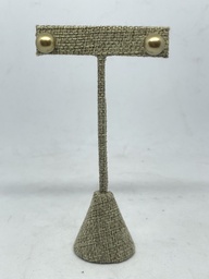 [5146] Aretes de perla dorado