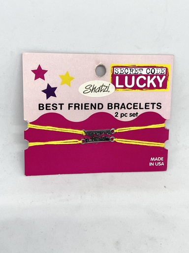 [33131] Pulsera de niña - mejores amigas - amarilla