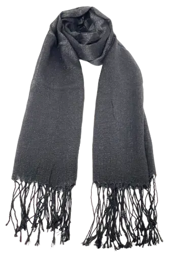 [53947] Chalina negra con brillo