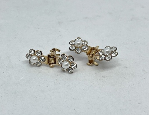 Piojitos de flor con brillantito