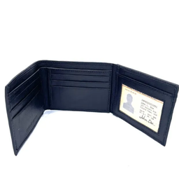 [63126] Billetera de Cuero Negro