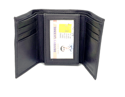 [63140] Billetera de cuero negro