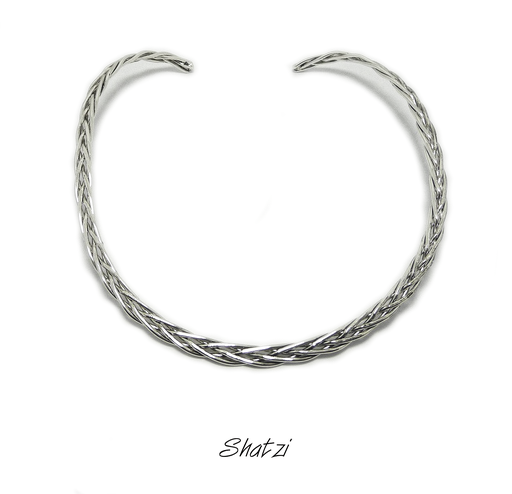 [63281] Collar omega Plateado de Fantasía