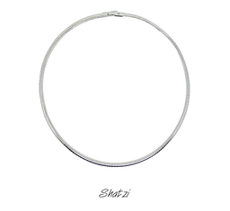 [63289] Collar omega Plateado de Fantasía