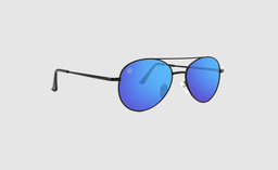 Lentes de sol piloto con montura negra