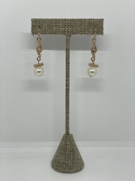 [64446] Arete largo con perla