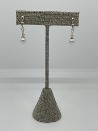 Arete de Brillantito con Perla