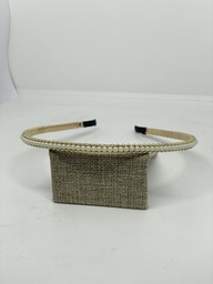 Diadema con perlas