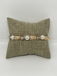 Pulsera con elefantes y brillantitos
