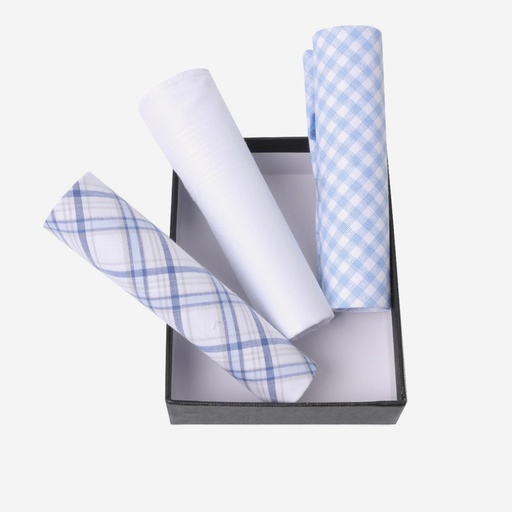 [64951] Juego de 3 pañuelos de algodón