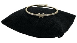 [65793] Pulsera con brillantito en dorado