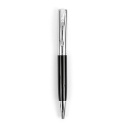 [65888] Lapicero negro y plateado de metal