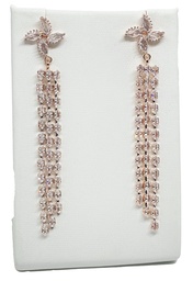[65935] Arete de brillantito Gold rose