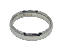 Anillo de acero inoxidable delgado