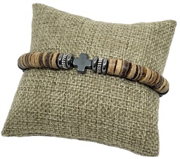 [66145] Pulsera negro y café