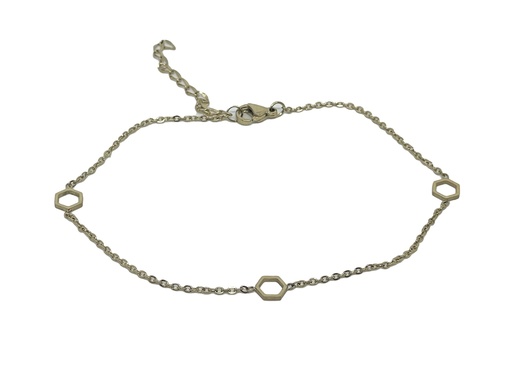 Tobillera de acero inoxidable