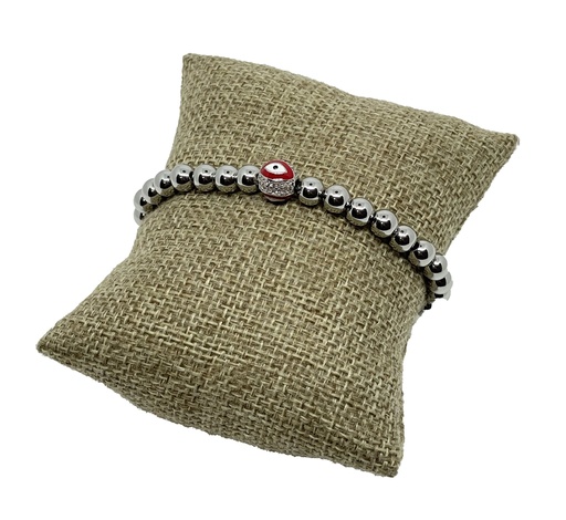 Pulsera de acero inoxidable con ojo turco