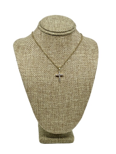 Cadena de acero inoxidable con cruz