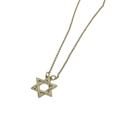 Cadena con dije - estrella de David