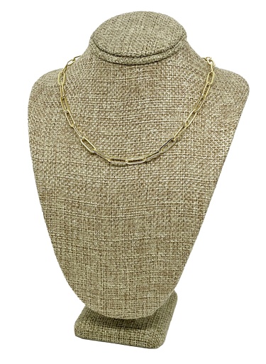 Cadena de acero inoxidable con eslabones