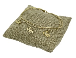 [66411] Pulsera de acero inoxidable en dorado