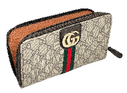Billetera de cuerina con franja