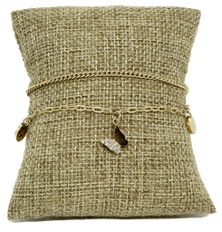 [66899] Pulsera de acero inoxidable dorado