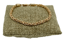 [67048] Pulsera de rodio dorado
